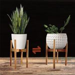 Adjustable Plant Stand,Bamboo Mid C