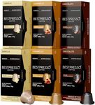 Bestpresso Coffee for Nespresso Original Machine 120 pods Certified Genuine Espresso Variety Pack Pods Compatible with Nespresso Original