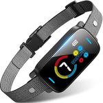 SLAYKAM Bark Collar for Large Medium Small for Dogs Smart Automatic Ultrasonic - Rechargeable Anti Barking Training Collar with Waterproof Vibration and Beep 7 Sensitivity