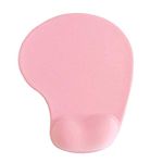 YingStar Mouse Pad Mouse Mat with Gel Wrist Rest Support Anti-Slip Rubber Base Comfort Gaming Mouse Pad for Laptop Computer PC (Pink)