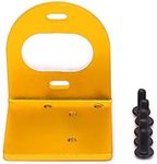 RCAWD RC 540 Motor Mount, Adjustable RC Car Motor Holder Bracket Seat for 3650/3660/540 Motor,Yellow