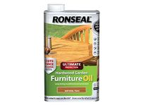 Ronseal UHWGFOT1L 1 Litre Ultimate Protection Hardwood Garden Furniture Oil - Teak