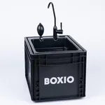 BOXIO - WASH: Portable Sink - Convenient Camping Sink Solution! Compact with Unique Design, Separate Canister, Lightweight Mobile Sink for Garden/Camping/Outdoor Events/Gatherings/Worksite/RV/Indoor