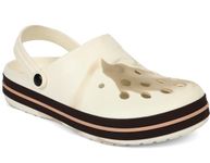 REFOAM Extra Soft Clogs for with Adustable Back Strap, Stylish, Anti Skid & Waterproof Clogs (CL-01,Off White Beige,Size: 7 UK)