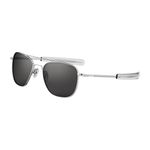Randolph USA | Bright Chrome Classic Aviator Sunglasses for Men or Women Polarized 100% UV