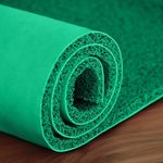 Lifekrafts Cushion Noodle Floor Mat for Entryways| Dirt/Mud Trapper | 4ft x 4ft Green | Heavy Duty Waterproof Indoor/Outdoor Floor Mat for Entry, Entrance, High Traffic Areas, Easy to Clean