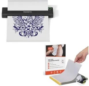 MUNBYN Tattoo Stencil Printer and Tattoo Transfer Paper