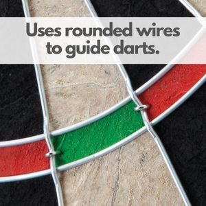 Viper Shot King Steel Tip Dartboard – Regulation Size, Staple-Free Bullseye