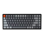 Keychron K2 Wireless Bluetooth/USB Wired Gaming Mechanical Keyboard, Compact 84 Keys RGB LED Backlit Red Switch N-Key Rollover, Aluminum Frame for Mac Windows