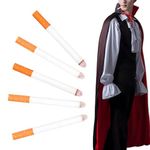 5 Pcs Fake Cigarettes,Prop Cigarettes Model Realistic,Fake Cigar Toys Funny,Artificial Fake Cigarette for Halloween Party Supplies Themed Parties/Theatrical /Stage Performance