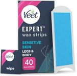 Veet Expert Cold Wax Strips, 40 Cou