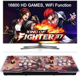 FVBADE[16800 Games in 1] W88 Pandora Box Arcade Game Console WiFi Function to Add More Games Compatible PC & Projector & TV ,3D Games 4 Players Category Favorite List Save/Search/Hide/Pause Games