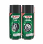 Castrol Chain Lube For Bikes (106Ml) | Protects Chain From Wear And Corrosion | Excellent Lubrication + Chain Cleaner For Bikes (110Ml) | Instantly Loosens Oil, Grease And Dirt