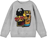 Scooby Doo Ghost Ruh-Roh Boy's Athletic Heather Sweater-XS