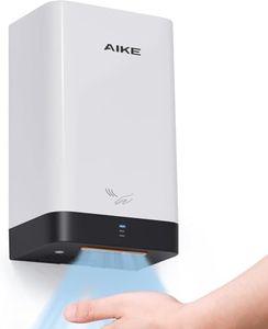 AIKE ADA Compliant Hand Dryer Surface Mount Hard Wired Design, 110V White Model AK2822