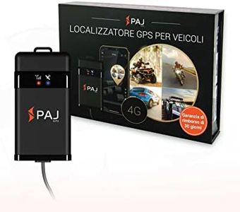 PAJ GPS VEHICLE Finder 2.0 – Localizzatore GPS per Moto, Auto e Altri Veicoli, Collegamento Diretto alla Batteria, Monitoraggio in Tempo Reale e Memoria di 365 Giorni Tramite App