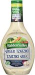 Hidden Valley Greek Tzatziki Creamy Salad Dressing & Dip, Gluten Free, Greek Tzatziki, 473ml