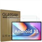 AKNICI 2-Pack Tempered Glass Screen Protector for TECLAST P20S, TECLAST M40 Pro/M40S/P20HD/M40, OSCAL Pad 10, YESTEL T5, Blackview Tab 7 Pro/Tab 7 4G/Tab8, OUZRS 10.1, Dragon Touch Notepad 102