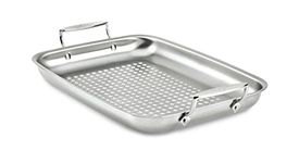 All-Clad Outdoor Stainless Steel Roaster 15 x 11 Inch Roaster Pan, Pots and Pans, Cookware