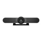 Logitech MeetUp Video Conferencing System, Ultra HD 4K/1080p/720p, 3 Microphones/Adjustable Speakers, Wide Field of View 120°, PC/Mac/Laptop/Macbook/Tablet - Black, 4K