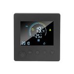 Digital Thermostat, 4500W Programmable Heating Temperature Control Thermostat with APP Control for Home Office, AC 90V to 240V, K1MRH3A (Black)