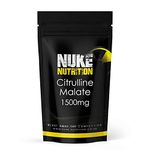 Nuke Nutrition L Citrulline Malate Capsules | 365 Capsules | High Strength 1500mg Dose Supplement | Boost Circulation, Performance & Muscle Recovery | 100% Natural, Preservative & Filler Free | Vegan