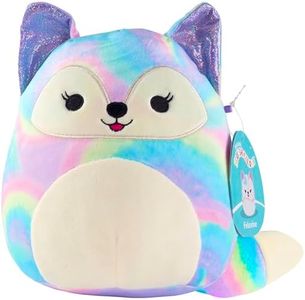 Squishmallows Original 8-Inch Felexine The Rainbow Fox - Official Jazwares Valentine's Day Plush - Collectible Soft & Squishy Fox Stuffed Animal Toy - Add to Your Squad - Gift for Kids, Girls & Boys