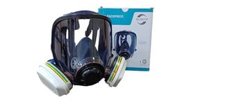 Udyogi Resprotek EN Approved 8800 Full-Face Mask + 8106PR Multi-Gas & P3 Filters For Vapours, Gases & Particulates