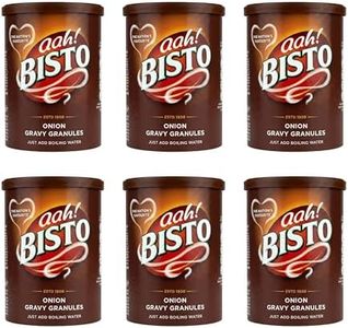 Bisto Onion Gravy Granules 170g (Pack of 6), Instant Onion Gravy Mix, Rich Savory Flavor, Smooth Texture, Easy to Prepare