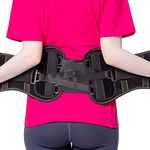 King of Kings Lower Back Brace Pain Relief with Pulley System - Lumbar Support Belt for Women and Men - Adjustable Waist Straps for Sciatica, Spinal Stenosis, Scoliosis or Herniated Disc -Small