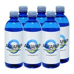 AQUAPAP 16.9 Ounce 6 Pack Vapor Distilled CPAP Water | 2-3 Nights per Bottle | for Resmed and Respironics Machines