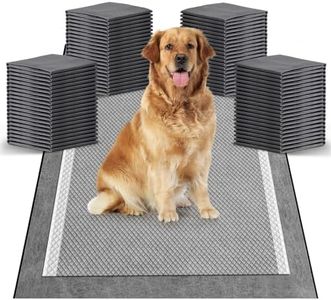 MIZOK Large Puppy Pads 60x90cm Puppy Pee Pads Activacted Carbon Odor-Control Puppy Training Pads Leak-Proof & Super Absorption Dog Pads for Up to 6 Cups Liquid, Disposable (50 Counts)