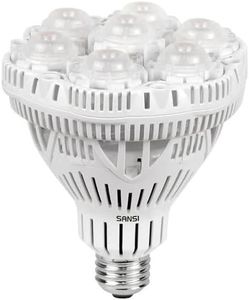 SANSI 36W LED Grow Light Bulb Daylight Full Spectrum E27 and Sunlight White Grow Light Lamp for Indoor Garden Houseplants