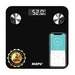 Mepl Lcd Bmi Weighing Machine with Body Fat Analyzer Weight Scale (13 Multi Feature Body Fat Rate, Muscle Rate, Bmr, and More)