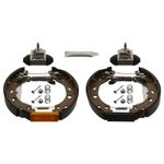 febi bilstein 38619 Brake Shoe Set with additional parts, pack of two