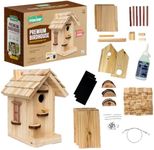 SparkJump Premium Wooden Bird House