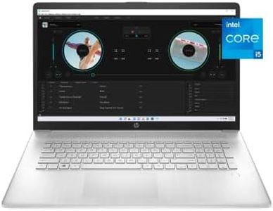 HP 17.3-inch Laptop, 11th Generation Intel Core i5-1135G7, Intel Iris Xe Graphics, 8 GB RAM, 512 GB SSD, Windows 11 Home (17.3-cn0026nr,Natural Silver)