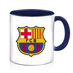 SCPmarts FC Barcelona FCB Coffee Mug Inside Blue Mug by SCPmarts