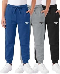 Reebok Boys Fleece Jogger with Lockup Print- Set 4, M