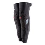 G-Form Youth Pro-Rugged MTB Extended Knee-Shin Guard - Unisex Knee & Shin Guards for Protection - MTB Protective Gear for Biking & Cycling - Secure Knee-Shin Guards - Black, Youth L/XL