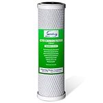 iSpring FC15 5 Micron 10" Replacement CTO Carbon Block Water Filter Cartridge for Under Sink Reverse Osmosis RO Filtration System,10" x 2-1/2", White