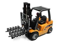 Huina CY1577 2.4G 8ch RC Fork Lift with Die Cast Parts Constuction Vehicle, Yellow/Grey