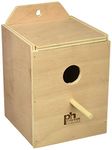 Prevue Pet Products BPV1102 Wood Inside Mount Nest Box for Birds, Lovebird