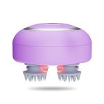 Frizty Scalp Massage | Hair Massager for Hair Growth | Head Massager | Red light therapy for hair | 96 Silicon Kneading Points Detachable Head, Stress Relief (Lavender)