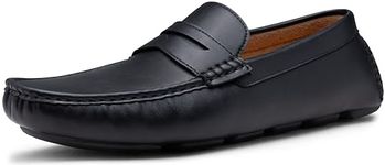 Vostey Men's Loafers Slip on Shoes Loafers Driving Loafers Casual Penny Loafers for Men, Bmy3002-black, 10