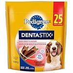 PEDIGREE DENTASTIX Oral Care Adult Dog Treats for Medium Dogs - Beef, 25 Sticks