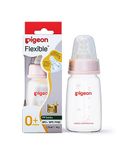 Pigeon Peristaltic Baby Nursing/Feeding Bottle KPP Nipple S,For 0+ Month Babies,BPA Free,BPS Free,Square Base,Pink,120 ml