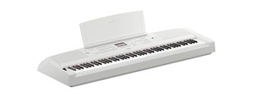 Yamaha DGX-670 - Portable Grand Digital Piano with 88 Weighted Keys, Bluetooth Audio, CFX Piano Sound, 630+ Voices, Professional Features - White