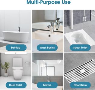 Toilet Wand Cleaning Kit with 48 Refills – Disposable Scrubbing Heads