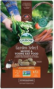 Oxbow Animal Health Garden Select Mouse and Young Rat Food, Garden-Inspired Recipe for Young Rats and Mice of All Ages, Non-GMO, Made in The USA, 2 Pound Bag